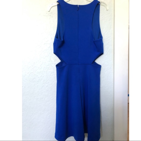 Blue Cutout Dress - Picture 2 of 2